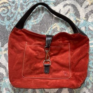 Vintage Rust Colored Dooney & Bourke Suede Bag